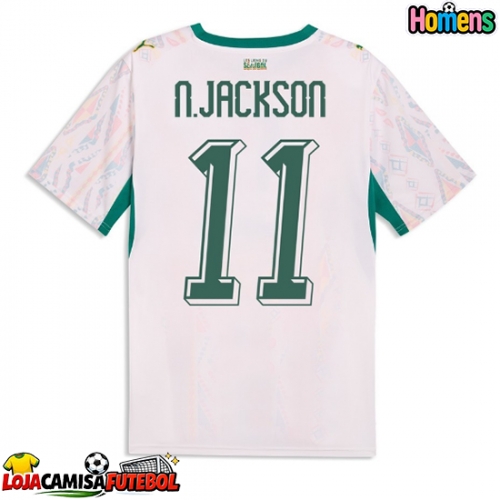 Camisa de Futebol Senegal Nicolas Jackson #11 Equipamento Principal Mundo 2026 Manga Curta